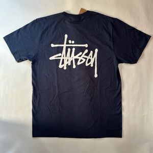 Stussy basic logo tee Navy short sleeve shirt